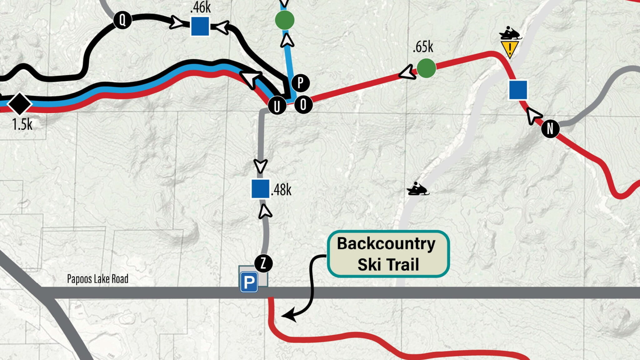 winman backcountry ski trail
