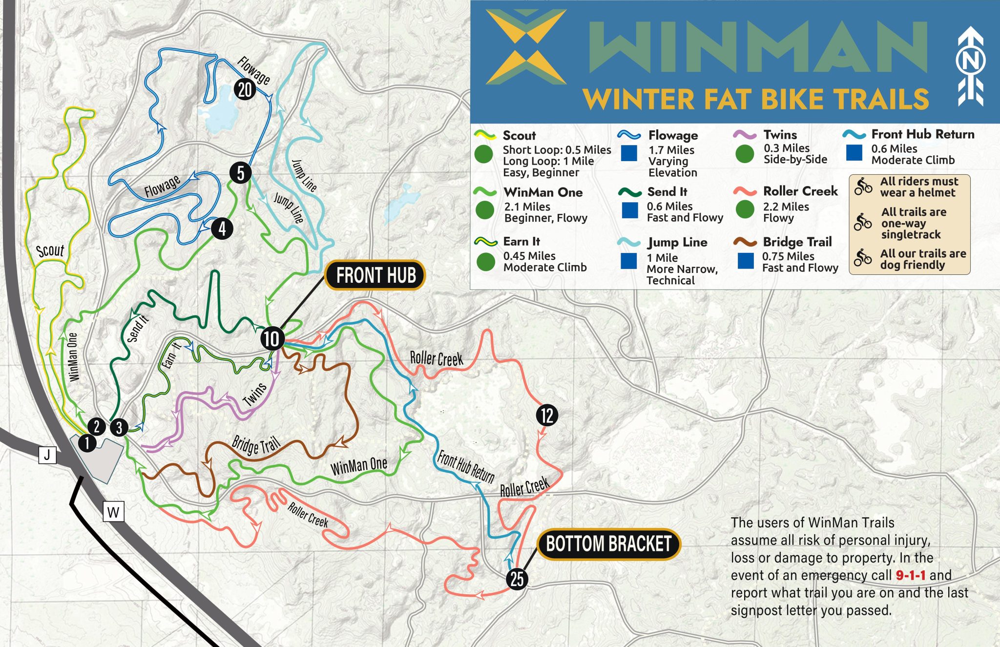 Fat Tire Bike Trails WinMan Trails
