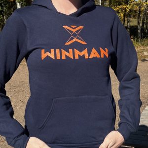 Hooded Sweatshirt with WinMan Logo - Youth